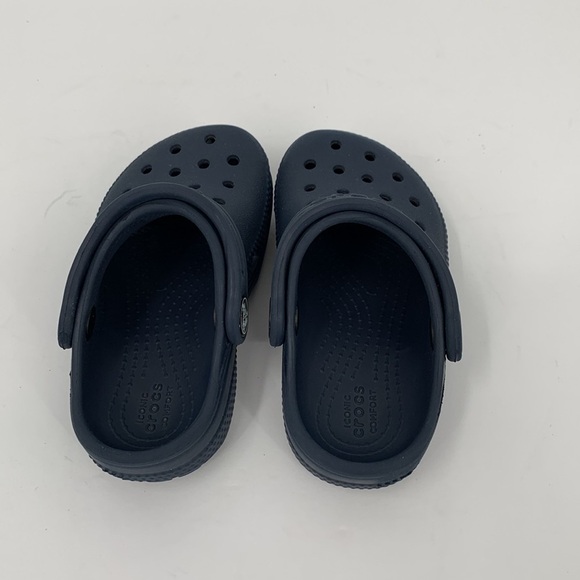 CROCs Classic clog shoe navy marine blue child boys infant baby 7 - Picture 4 of 8